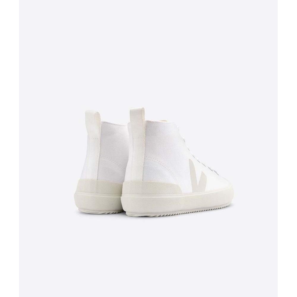 Veja NOVA HIGH TOP CANVAS Men's Shoes White | NZ 251CTV